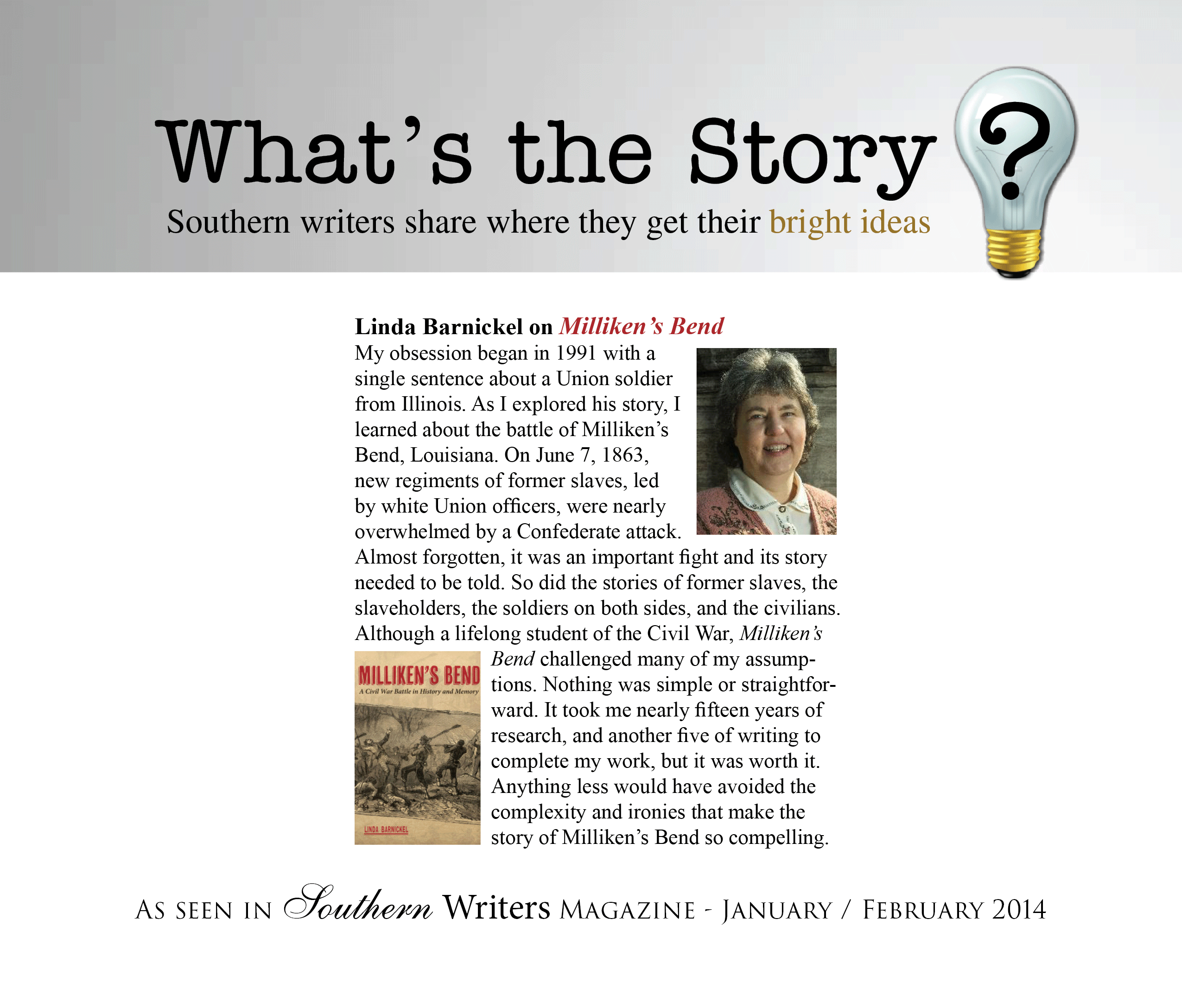 What's the Story in Southern Writers Magazine